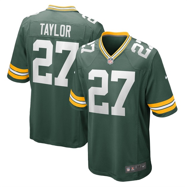 mens nike patrick taylor green green bay packers game player jersey